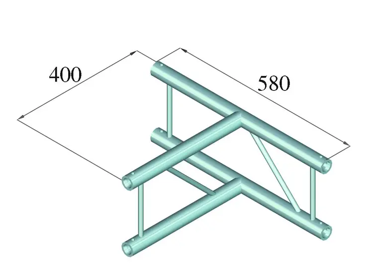 ALUTRUSS DECOLOCK DQ2-PAT36V 3-way T-piece 90° 